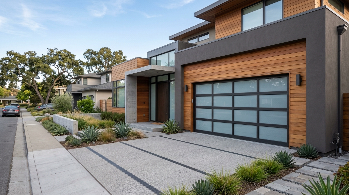Modern Glass Garage Doors in Redwood City service photo