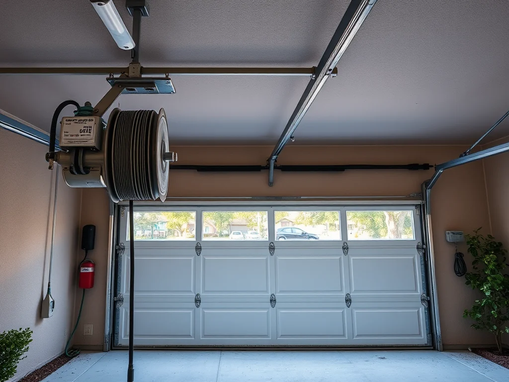 Garage Door Cable Repair editorial image for Redwood City garage door service
