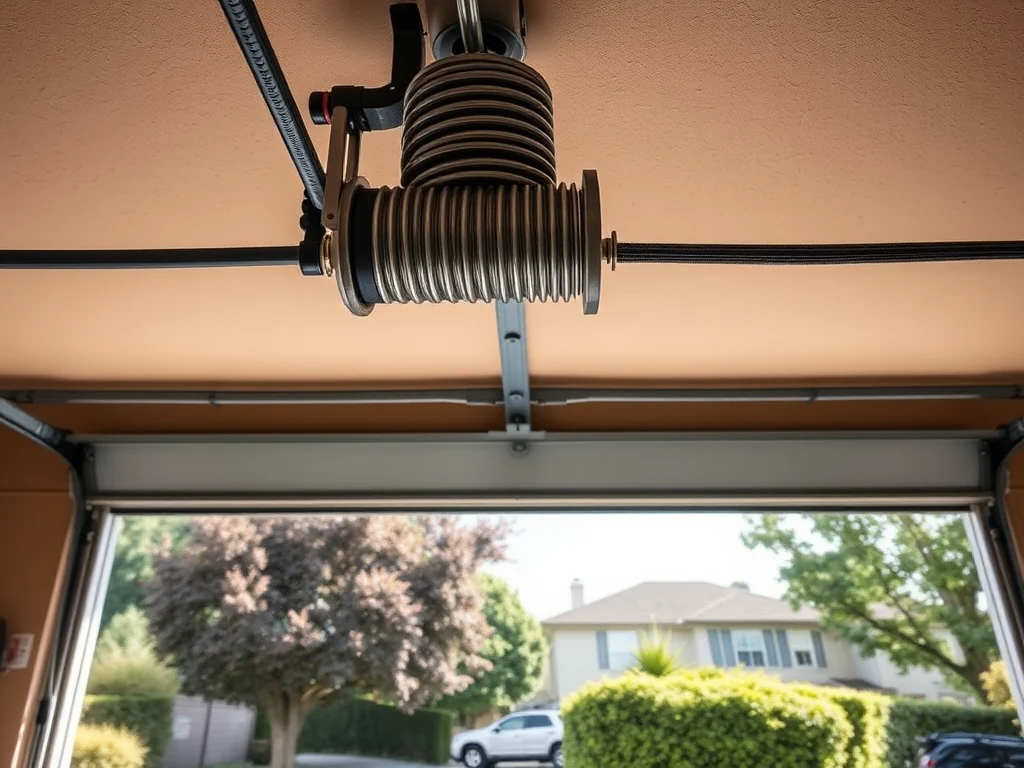 Garage Door Spring Repair editorial image for Redwood City garage door service